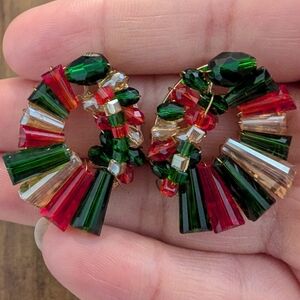 Elegant Multicolor Crystal Earrings